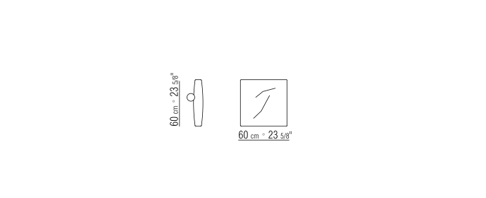 Groundpiece Cushion With Roll Cm. 60X60 | Cod. 011M95
