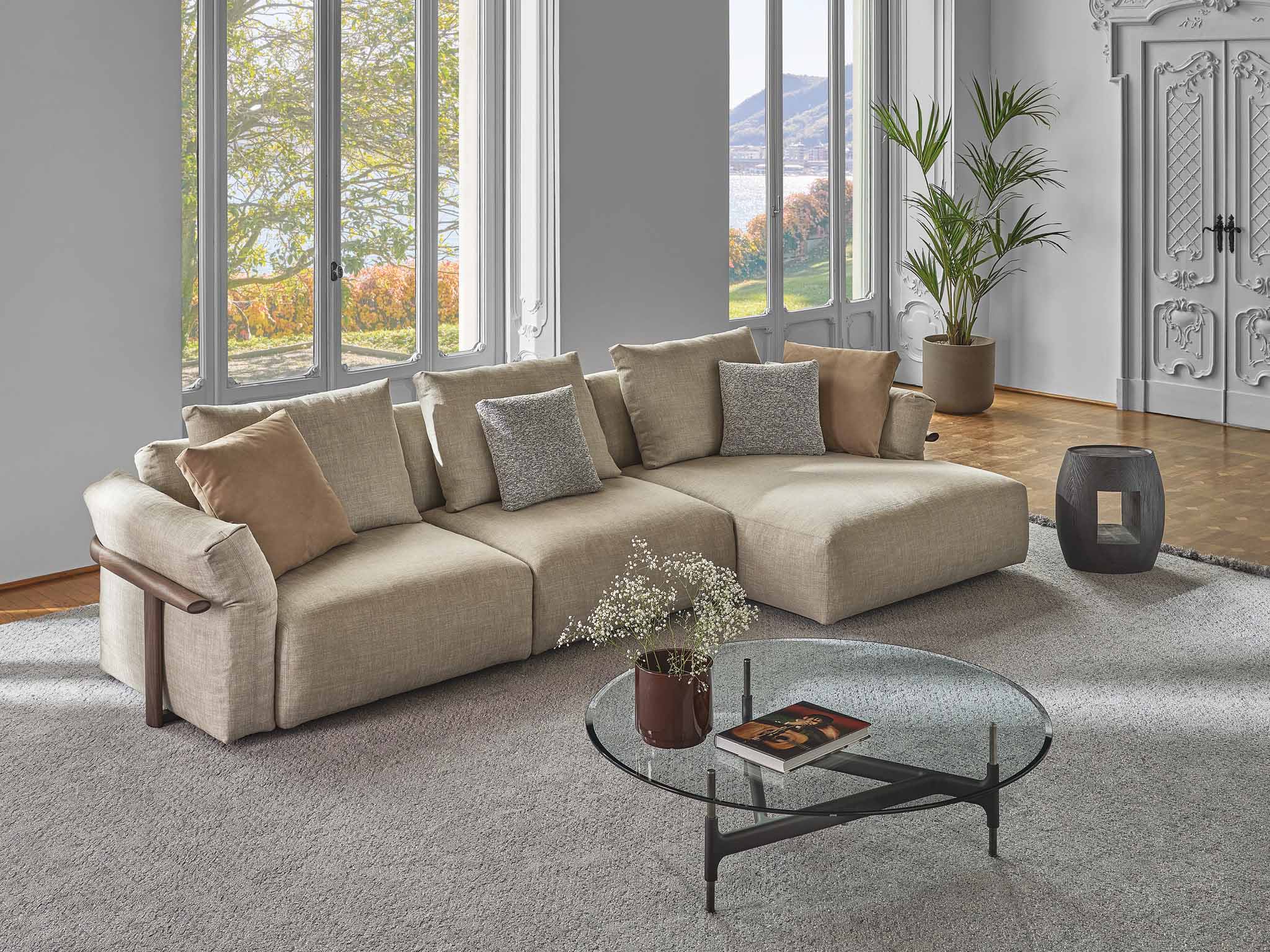 RONNY sectional sofa design by Gabriele & Oscar Buratti