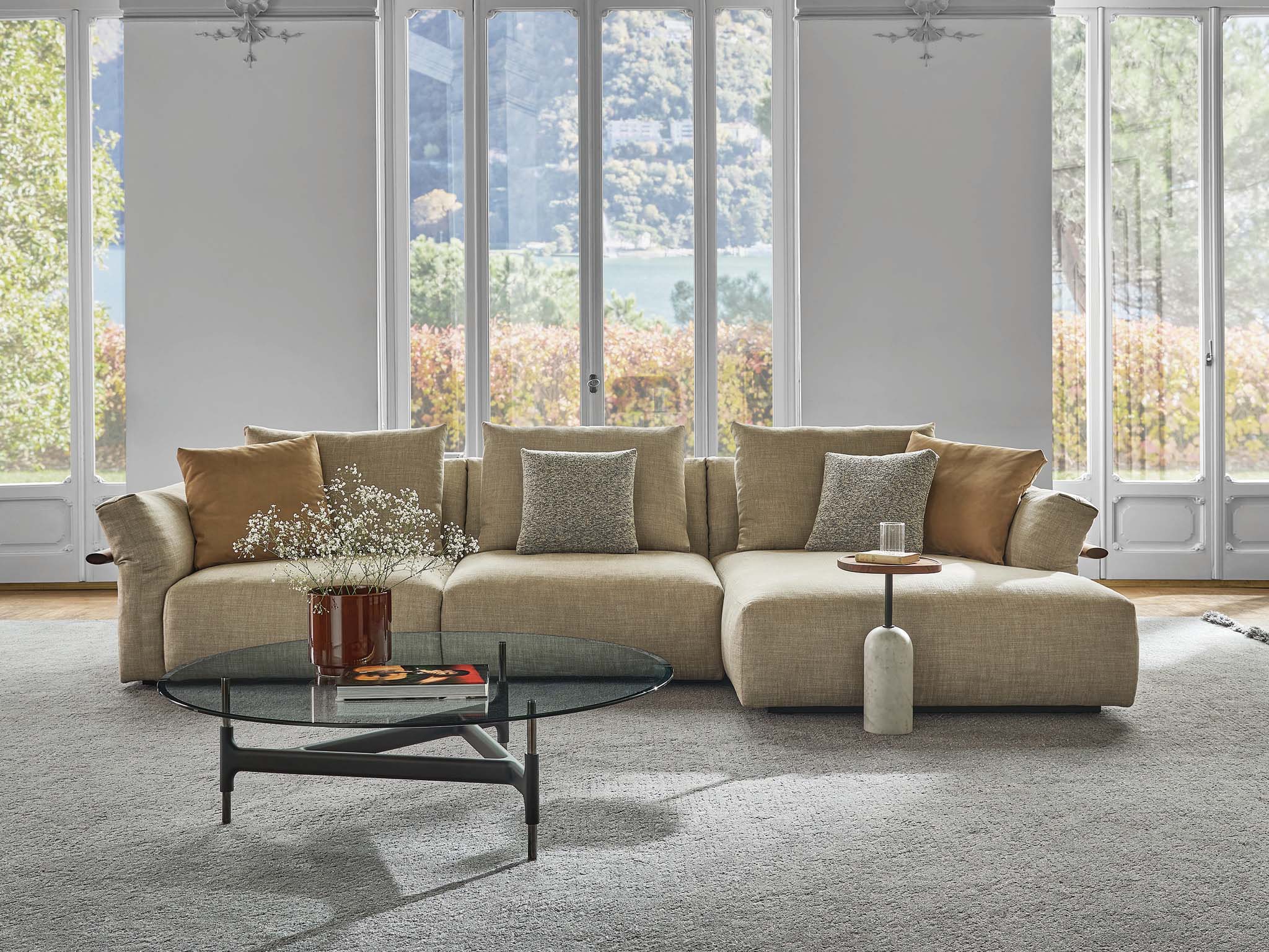 RONNY sectional sofa design by Gabriele & Oscar Buratti