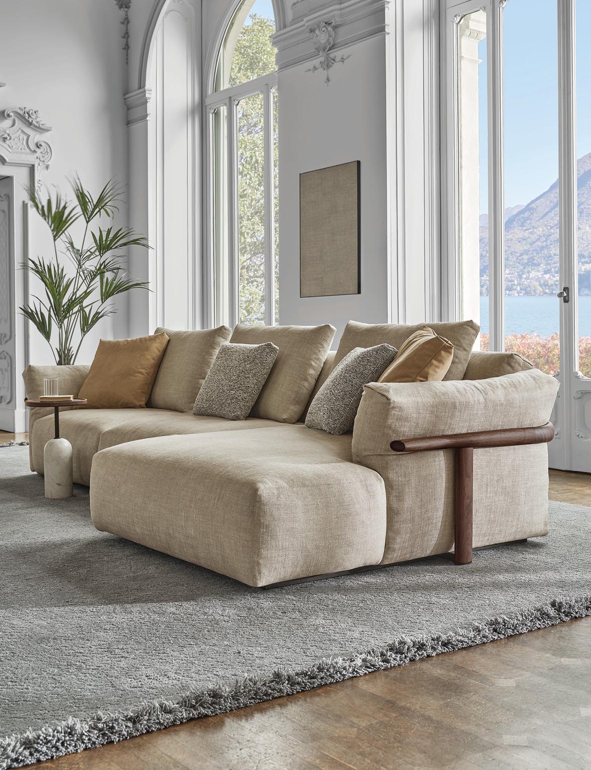 RONNY sectional sofa design by Gabriele & Oscar Buratti