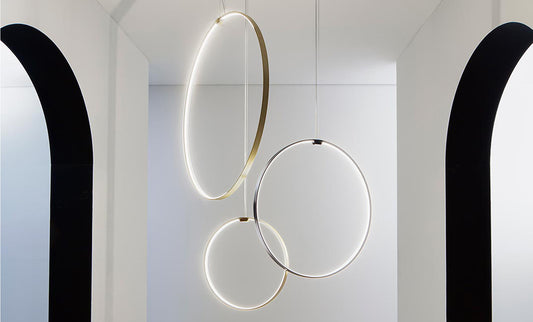 Zero Round Vertical Pendant - Set of 3 - Display Unit