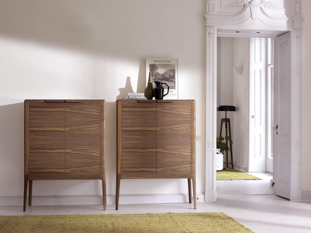 ATLANTE 1 and 2, h151 tall wood cabinet