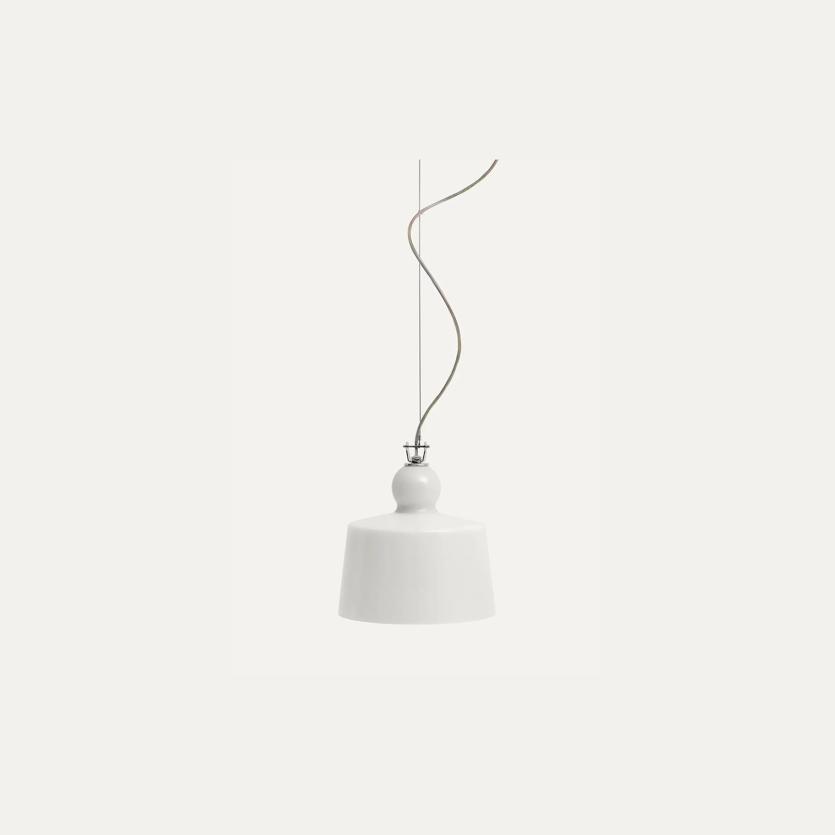 Acquantinta Glazed White Pendant