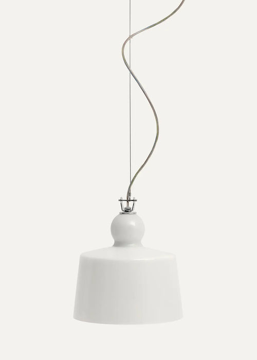 Acquantinta Glazed White Pendant
