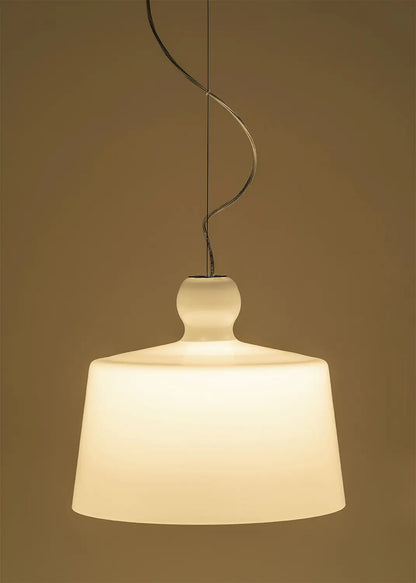 Acquantinta Xl Glazed White Pendant