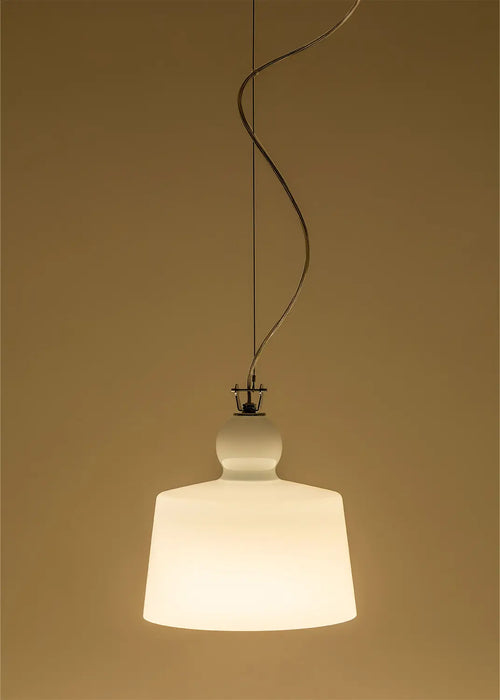Acquantinta Glazed White Pendant