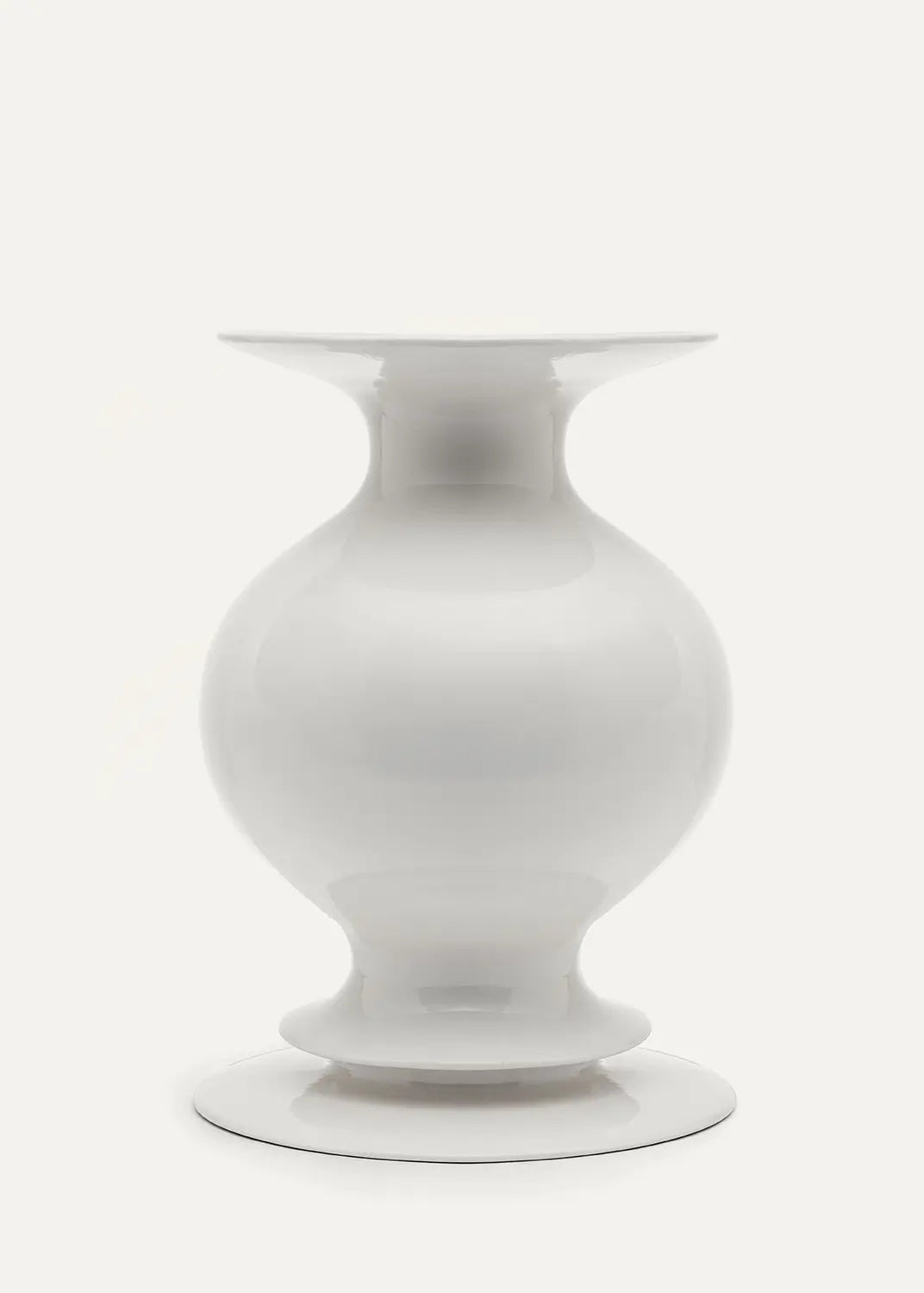 Vasco Ceramica Glazed White Vase