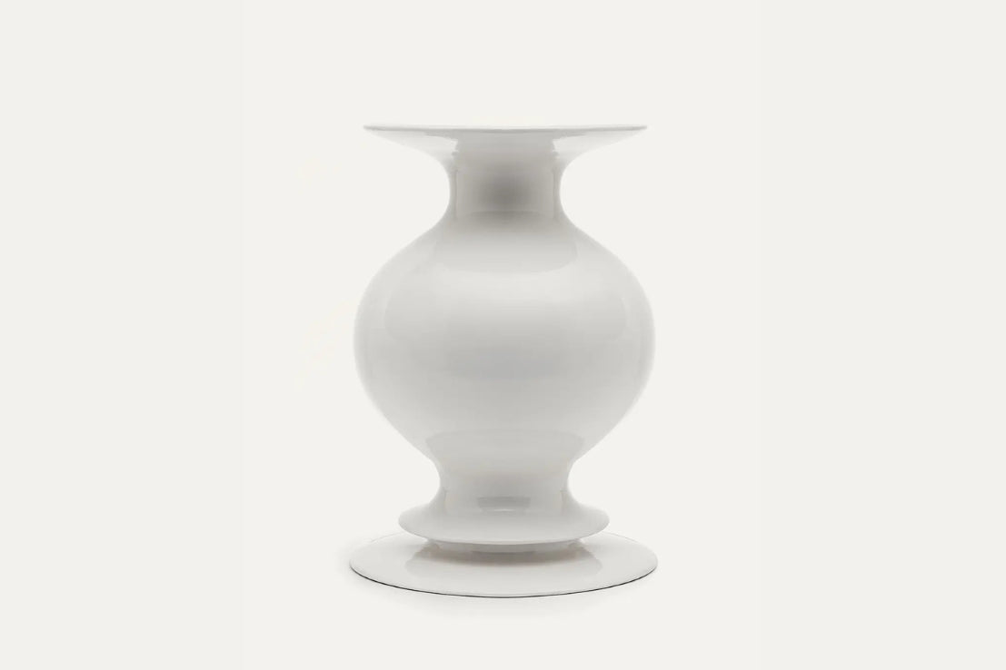Vasco Ceramica Glazed White Vase