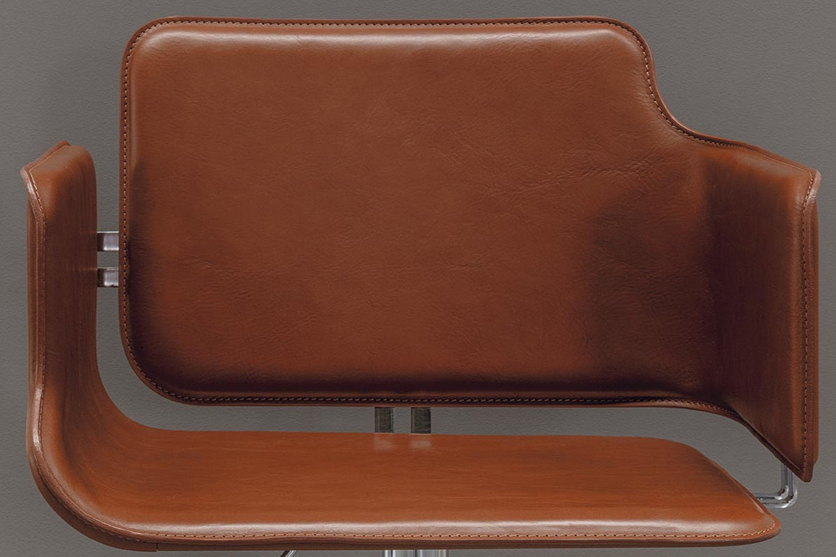 Arka Leather Barstool