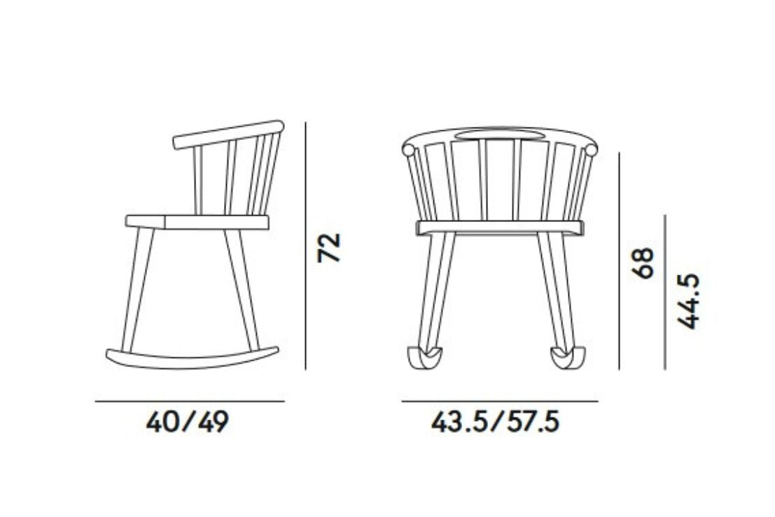 W.608 Rocker Chair - Last Piece