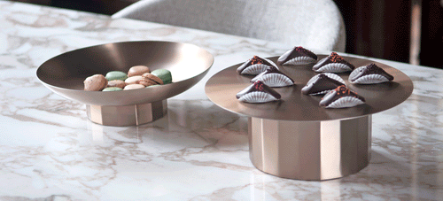 Doric Soft-Copper Cake Stand