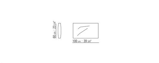 Groundpiece Cushion Cm. 100X60 | Cod. 011M98