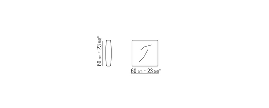 Groundpiece Cushion Cm. 60X60 | Cod. 011M99