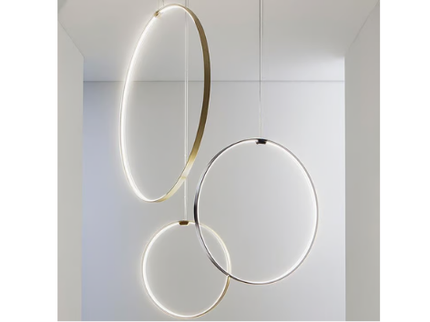 Zero Round Vertical Pendant - Set of 3 - Display Unit