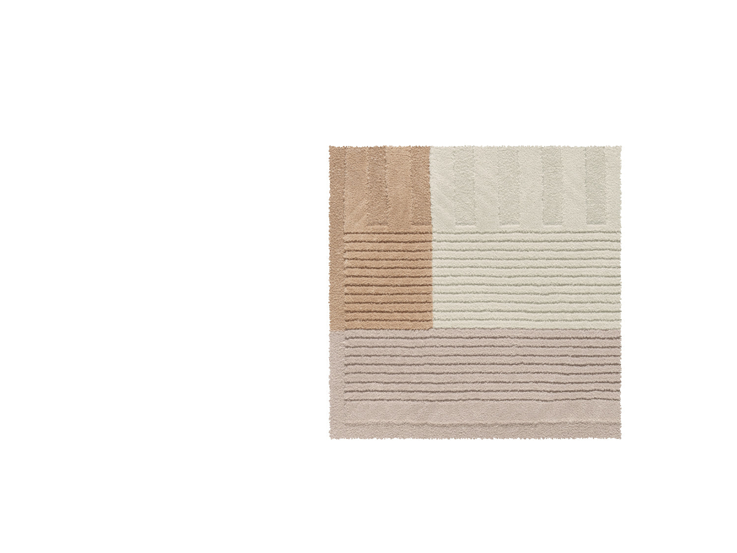 Topiary 3-D Hand-Tufted Rug