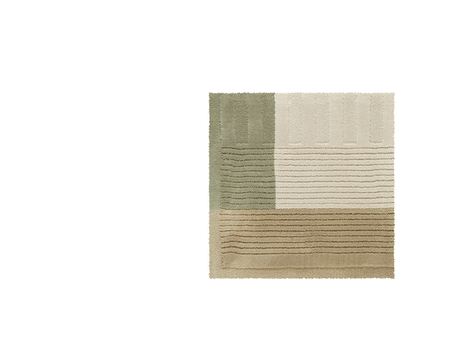 Topiary 3-D Hand-Tufted Rug